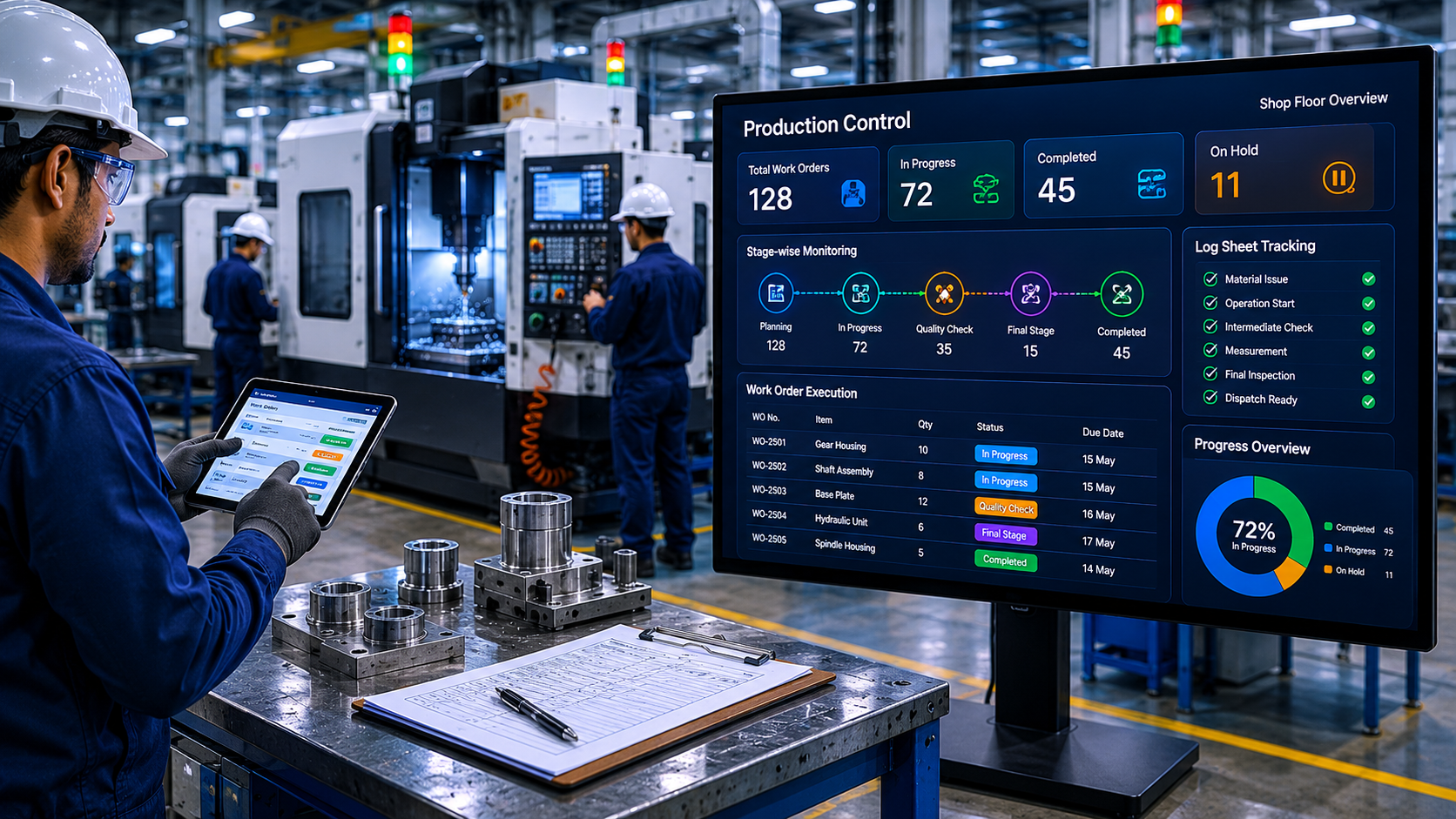 Production Control illustration