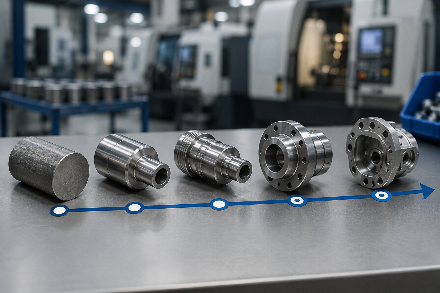 Routesheet level production tracking across sequential machining operations